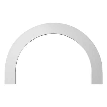 Ekena Millwork 48"IW x 28"IH x 24"Radius Half-Round Arch Flat Trim AR48X4F